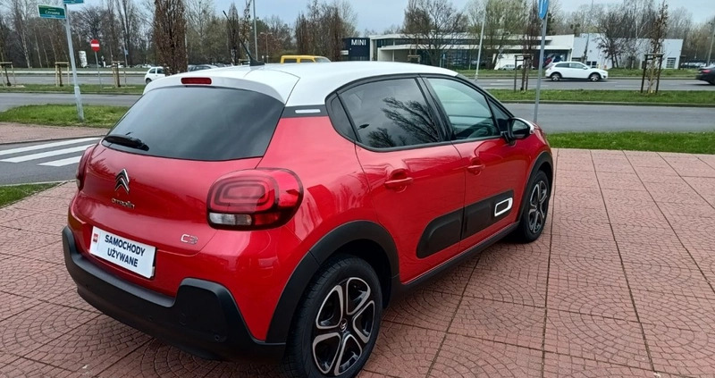 Citroen C3 cena 72900 przebieg: 33556, rok produkcji 2022 z Gniewkowo małe 326